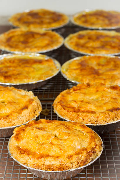 istock Homemade Chicken Pot Pies Cooling On A Rack 511937720