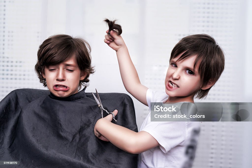 You Will Have A Crazy Haircut Stock Photo - Download Image Now - 6-7 Years, Activity, Adult - iStock You Will Have A Crazy Haircut Stock Photo - Download Image Now - 6-7 Years, Activity, Adult - iStock
