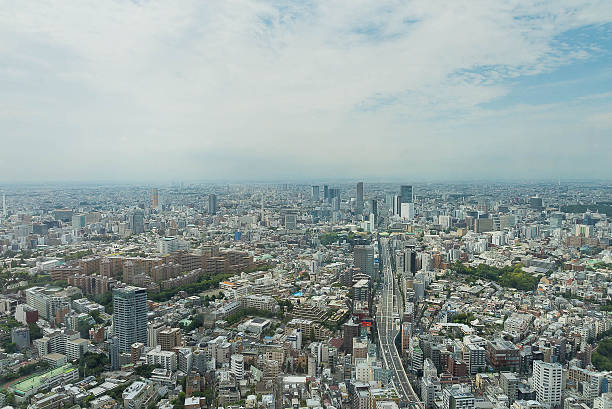 istock Tokyo skyline aerial view in Tokyo 511939426