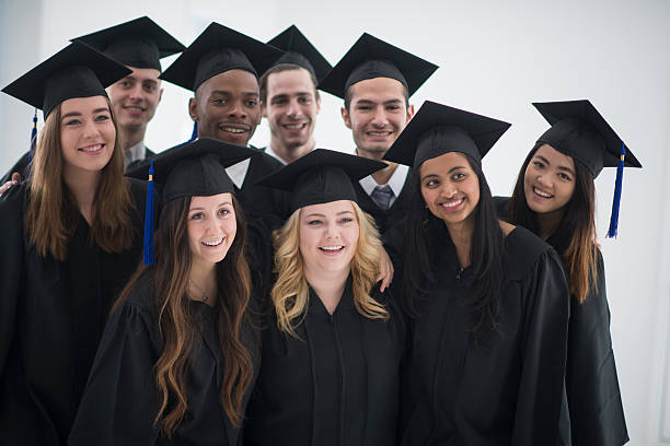 istock Group of College Graduates Standing Together 511939884