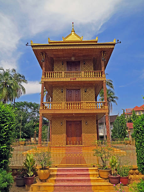 istock golden temple in Siem Reap 511940218