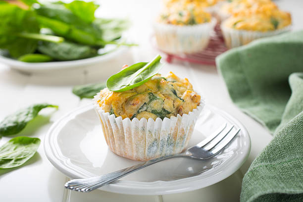 istock Muffins with spinach, sweet potatoes and cheese 511942052