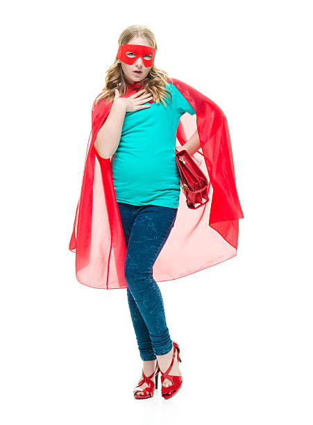 istock Little superhero standing and looking at camera 511944846
