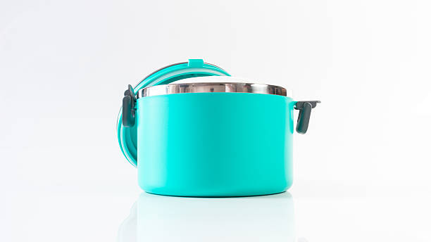 istock Modern and simplistic greenish blue color lunch box 511947044