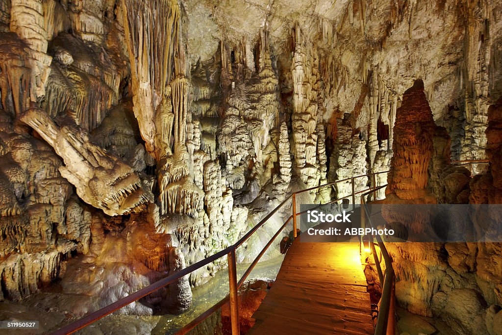 Dikteon cave. Place of Zeus birth. Crete. Greece Dikteon cave. Place of Zeus birth. Crete. Greece. Horizontal Cave Stock Photo