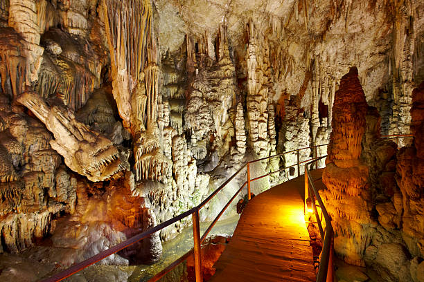 Dikteon cave. Place of Zeus birth. Crete. Greece stock photo