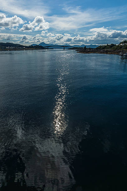 istock Sunlit Sea and Skye Bridge 511972359