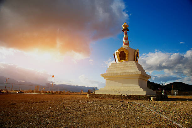 monaci elefanti - yunnan province tibetan culture tibet asian culture foto e immagini stock