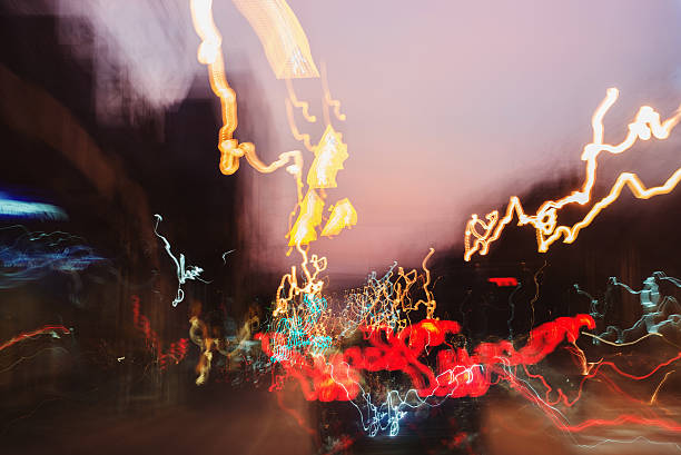 istock Abstract night  speed motion photo effects. 511976954