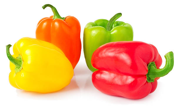 istock Colored paprika pepper isolated on a white background 511977468