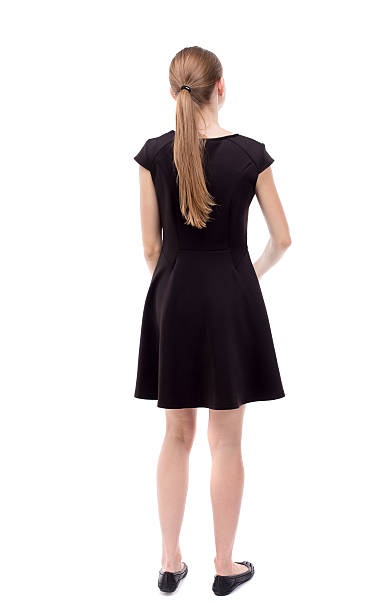 istock back view of standing young beautiful  woman. 511985538