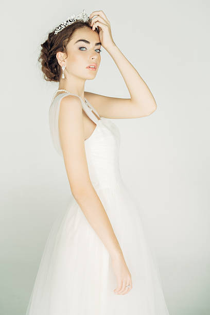 istock Studio shot of young beautiful bride 511997694