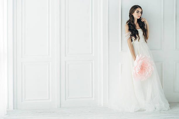 istock Studio shot of young beautiful bride 511998986