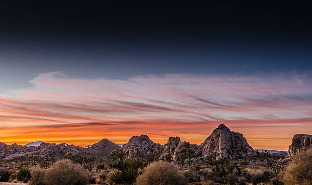 istock Sunset View of Desert with Wispy Clouds 512002006