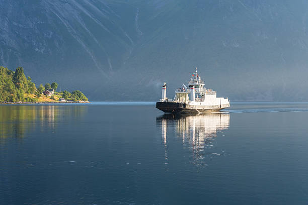 istock Ferry on the fjord, Norway 512004774