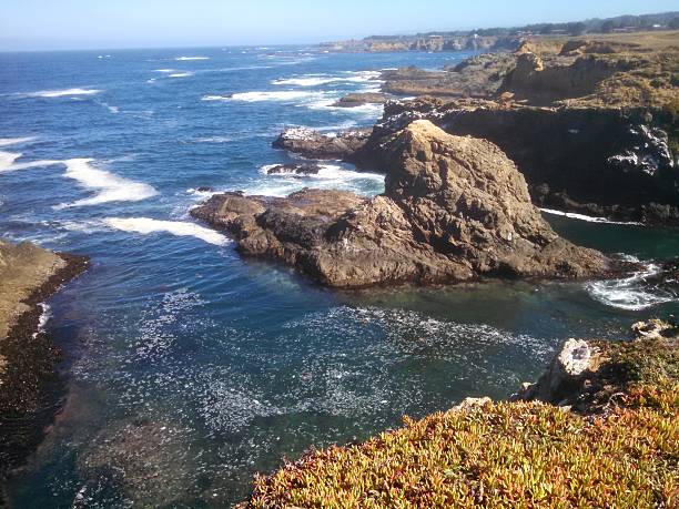 istock Waves Rocky Shore along Pacific Ocean Point Cabrillo Mendocino California 512008419
