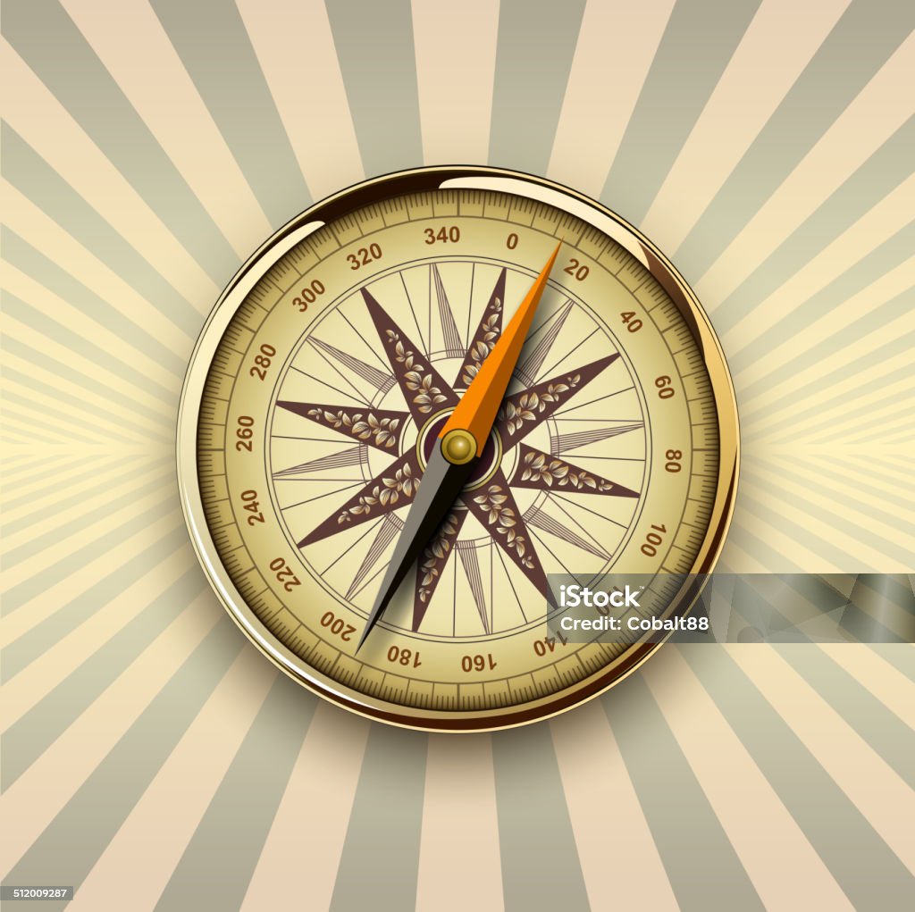 Compass Bg Background With Compass Stock Illustration - Download Image Now ...