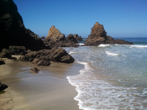 Rocky Outcrops at Jughead Beach State Park near Fort Bragg California