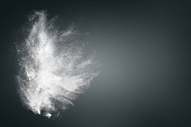 istock Abstract design of white powder cloud 512011291