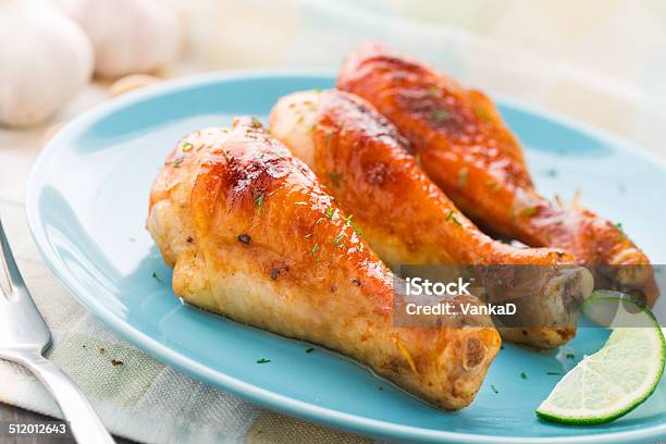 Roasted Chicken Legs Stock Photo - Download Image Now - Animal Body Part, Animal Leg, Animal Limb