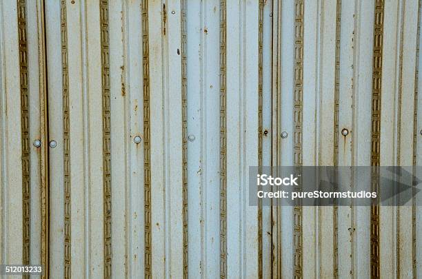 Rustic Metal Wall Stock Photo - Download Image Now - Architecture, Backgrounds, Brown