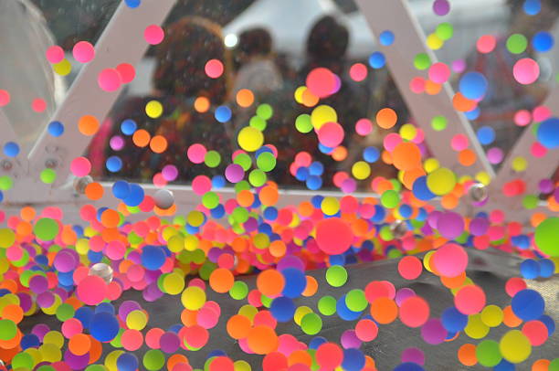 palline colorate - bouncy ball foto e immagini stock