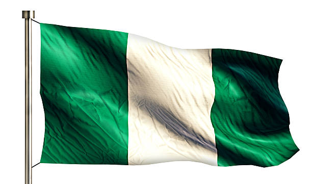 istock Nigeria National Flag Isolated 3D White Background 512015401