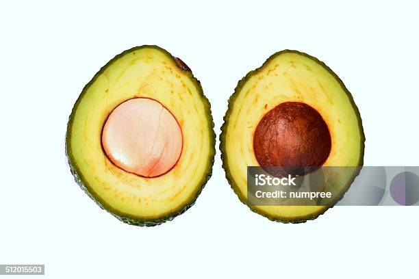 Avocado Slice Stock Photo - Download Image Now - Avocado, Backgrounds, Brown