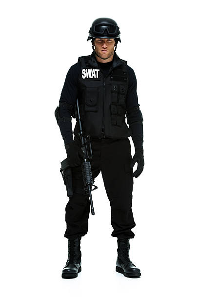 istock SWAT team officer with his gun 512015741
