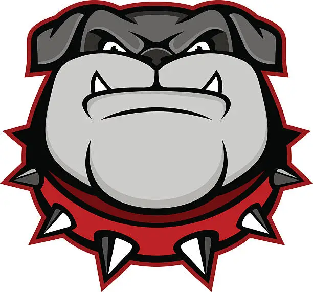 Vector illustration of Bulldog Mascot