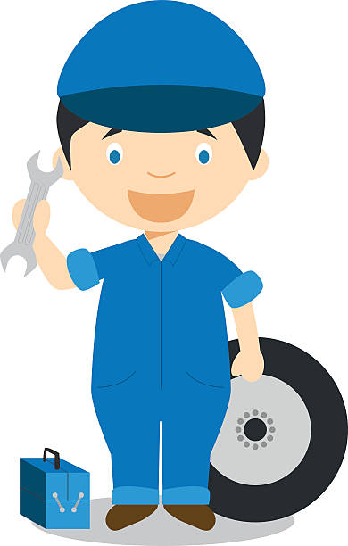 Cartoon Car Mechanic Character Stock Photos, Pictures & Royalty-Free Images  - iStock