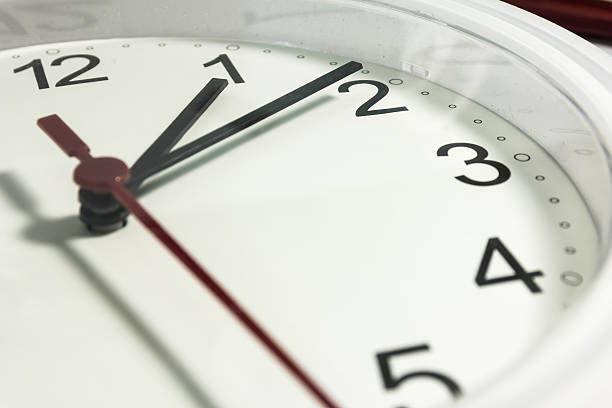 istock Closeup of hands on clock face.sensitive focus 512032278