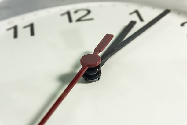 istock Closeup of hands on clock face.sensitive focus 512032958