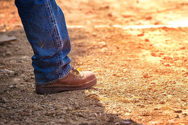 istock Blue jeans and blown shoes 512034150