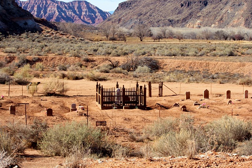 Grafton, Utah is a ghost town outside of Zion National Park, south of Rockville.