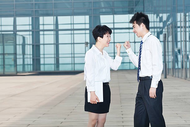 istock Business partners celebrating success 512040955