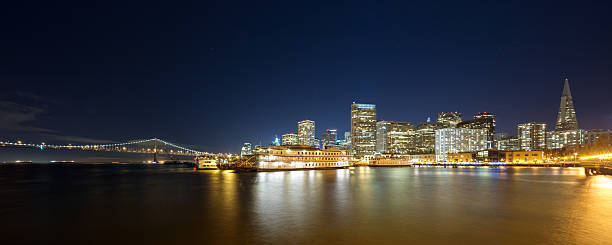 istock water with cityscape of San Francisco at night 512042042