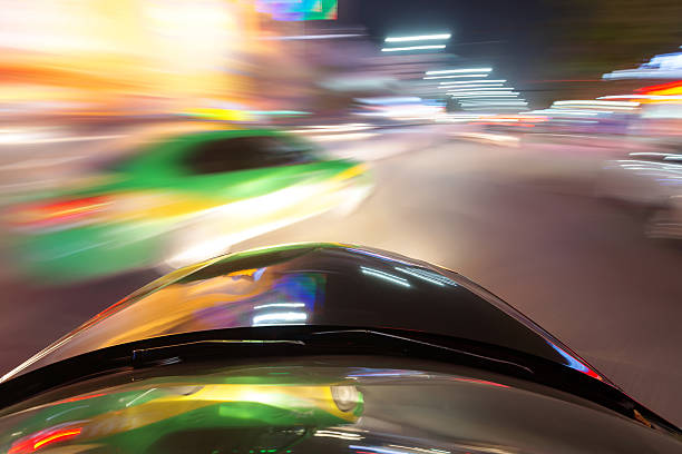 istock car on the road with motion blur background 512043961