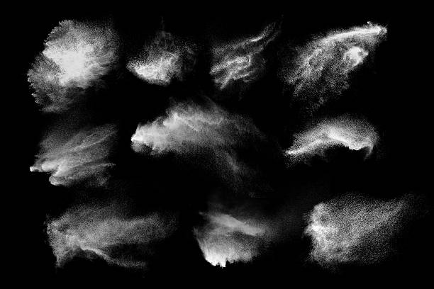 istock Abstract design of white powder cloud 512043993