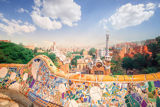 istock Park Guell in Barcelona, Spain 512045897