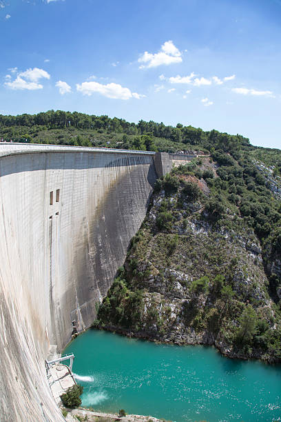 istock Dam wall in Bimont park, Provence, France 512046675