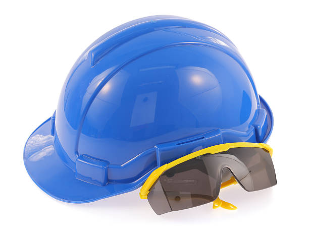 istock Helmet and Safety glasses 512046775