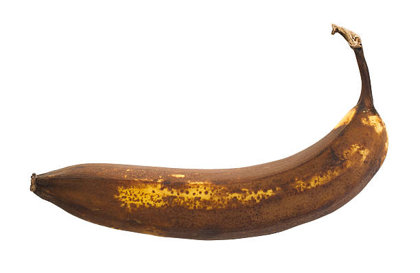 istock Over ripe banana, isolated 512046914
