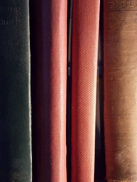 istock Old Hymnals and Bible - Isolated Image of Book Shelf 512048124