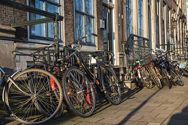 istock Large Amounts of Bikes in Amsterdam 512052234
