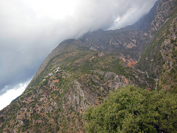 istock Scenic hiking trails on Taygetos Mountains @ XpX 512055136
