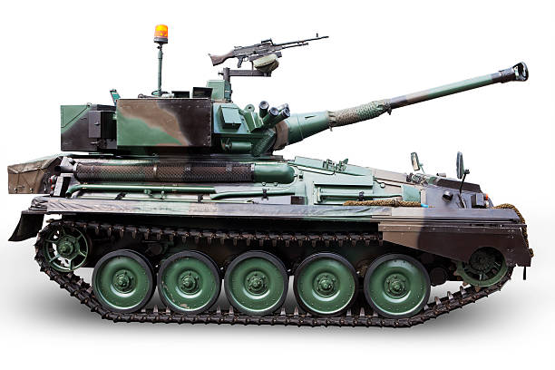 istock Military tank with weapon 512056198