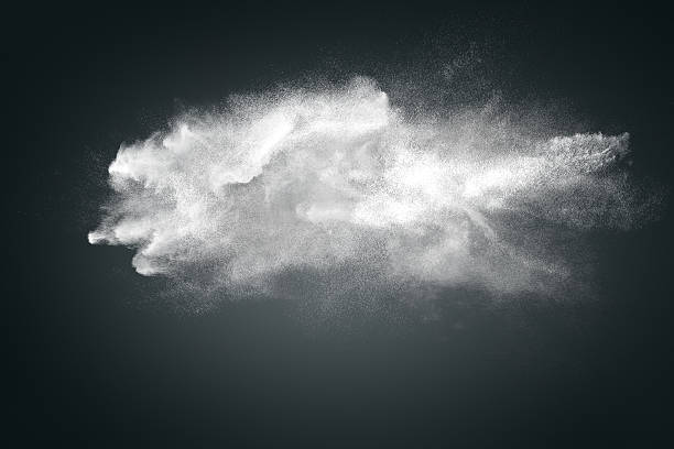 istock Abstract design of white powder cloud 512060029