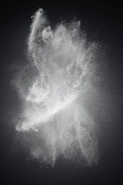 istock Abstract design of white powder cloud 512060207
