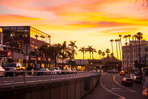 Sunset La Jolla, California, USA